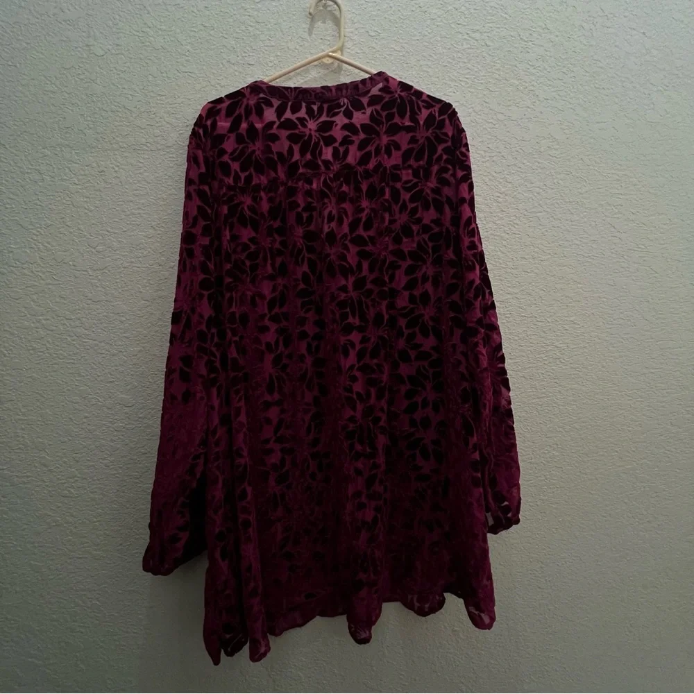Torrid Velvet Tunic Top - Picture 4 of 5